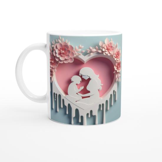 Kalpten Kalbe Dokunuş Tasarımlı Anneler Günü Kupa Bardak