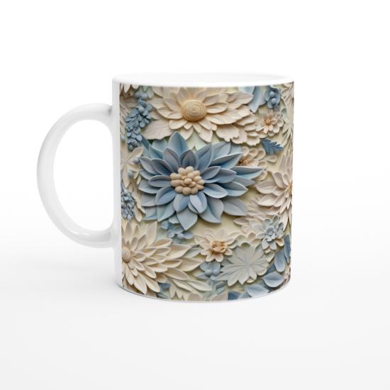 Pastel Mavinin Bahar Dokunuşu Kupa Bardak