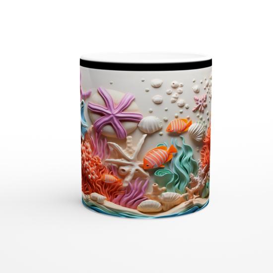 Renkli Mercan Bahçesi Kupa Bardak