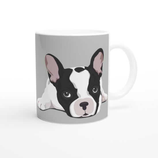 French Bulldog Aşkı Temalı Baskılı Kupa Bardak