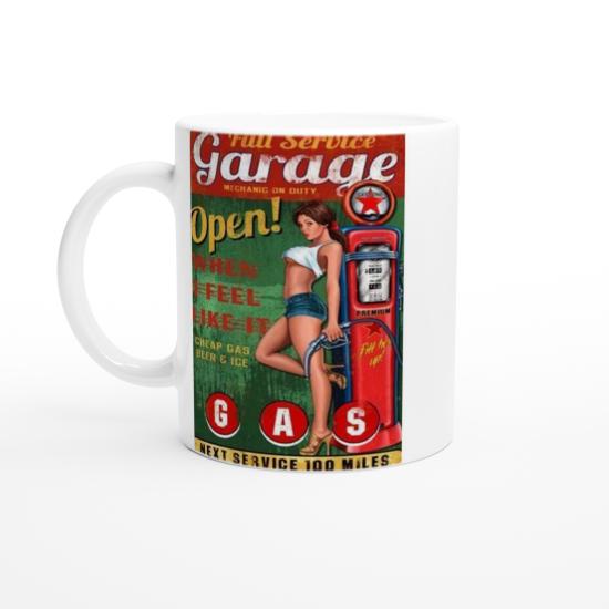 Full Service Retro Benzinlik Kupa Bardak