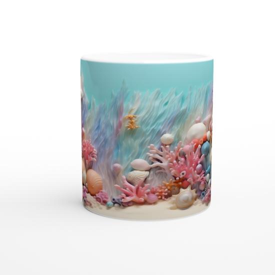 Renkli Denizatı İkilisi Kupa Bardak