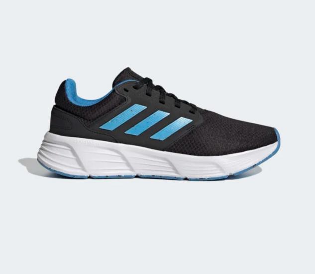 Adidas Galaxy 6 Siyah Mavi Erkek Koşu Yürüyüş Ayakkabısı GX7240