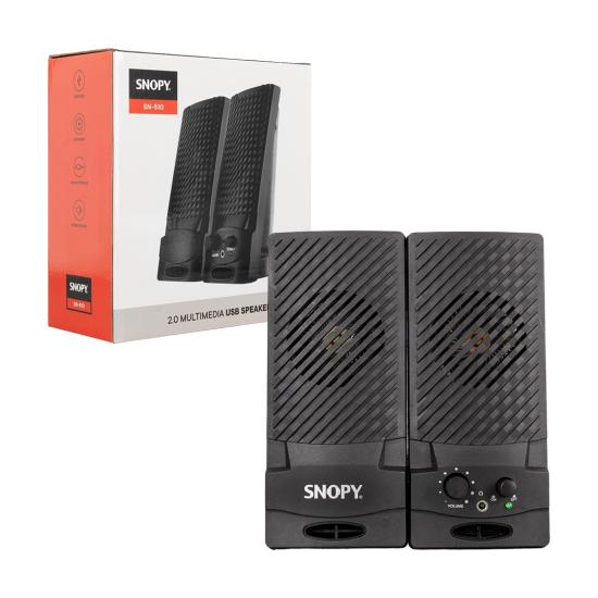 SNOPY SN-510 3 WATT USB 2.0 SİYAH  1+1 SPEAKER