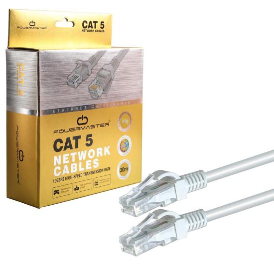 Powermaster PM-11164 Cat5 30 Metre RJ45 Patch Network Ethernet İnternet Kablosu