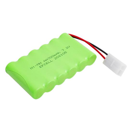 Efcell 7.2 Volt 700Mah Ni-Mh 2 Pin Tamiya Soketli 6’Lı Oyuncak Araba Pili