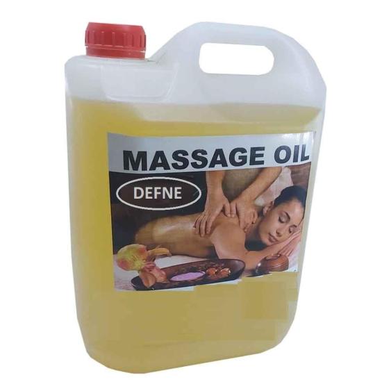 Rahatlatıcı Aromaterapik Vücut Cilt Defne Kokulu Masaj Yağı 1. Kalite 5 Litre