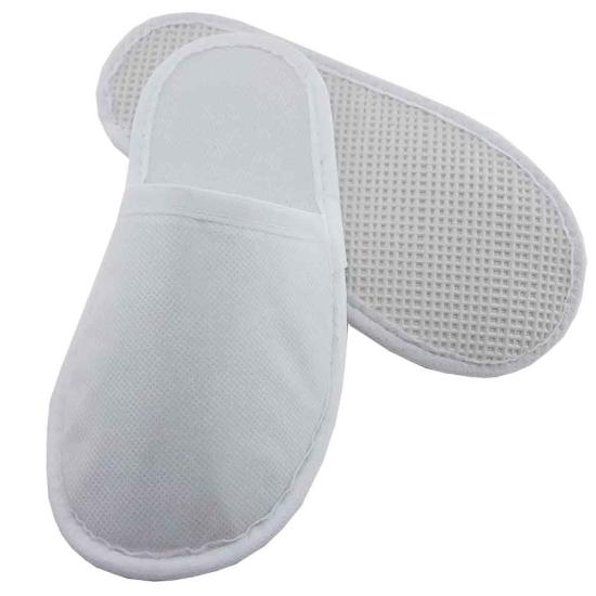 100 Çift Çocuklar İçin Beyaz Tela Otel Terliği Tek Kullanımlık Kullan At