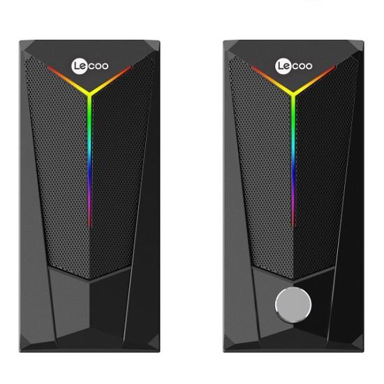 Lenovo Lecoo DS104 Kablolu Usb + 3.5Mm Jack 6W 80Db Rgb Işıklı 1+1 Gaming Speaker - Hoparlör