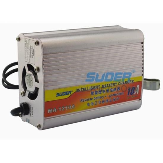 Powermaster MA-1210A 12 Volt - 10 Amper Akıllı Hızlı Akü Şarj Cihazı Analog Amper Göstergeli
