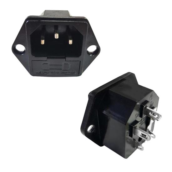 C7 Erkek Şase Sigortalı Erkek Power Soket Kulaklı