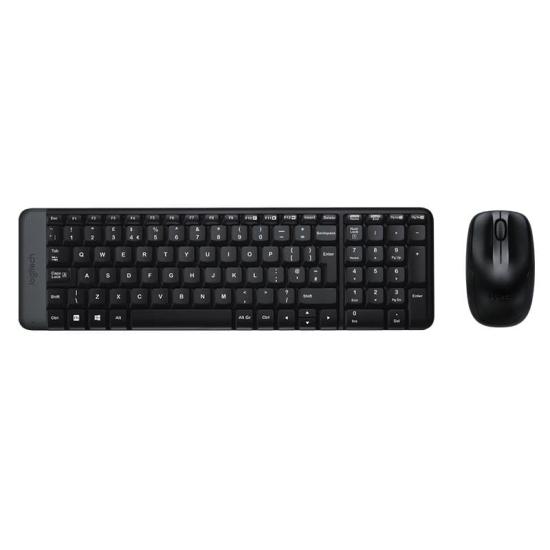 Logitech MK220 Q Tr Siyah Kablosuz Klavye Mouse Set