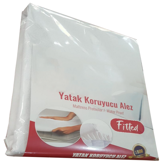 Çift Kişilik Alez 160x200x30 Cm Tam Yatak Koruyucu Lastikli – Fitted Havlu Kumaş Sıvı Geçirmez