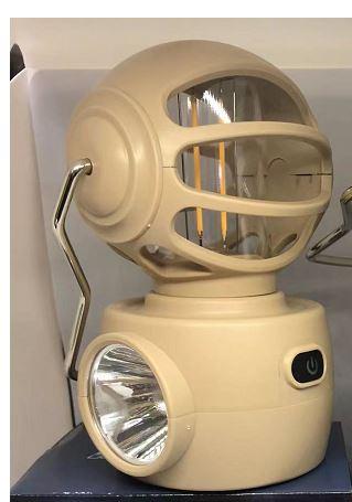 POWERMASTER LF-3328B 30 WATT POWER VE FİLAMENT LED KAMP LAMBASI ŞARJLI TYPE-C 155X115X85MM