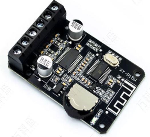 POWERMASTER XY-P15W 2X15 WATT BLUETOOTH STEREO AMFİ MODÜLÜ AMPLİFİKATÖR DEVRESİ 50X33MM