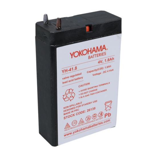 Yokohama YH-41.8 4 Volt - 1.8 Amper Akü (50X76x22 Mm)