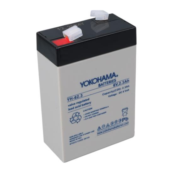Yokohama YH-62.3 6 Volt - 2.3 Amper Akü (90X43x38 Mm)