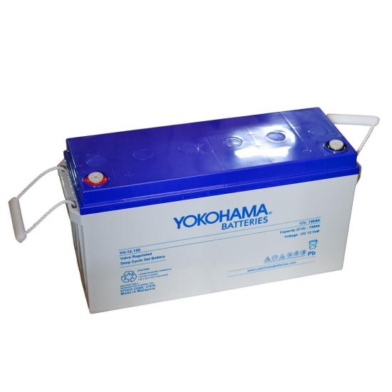 Yokohama YH-27018 12V 150Ah Tam Bakımsız Deep Cycle Jel Akü (481X170x241mm)