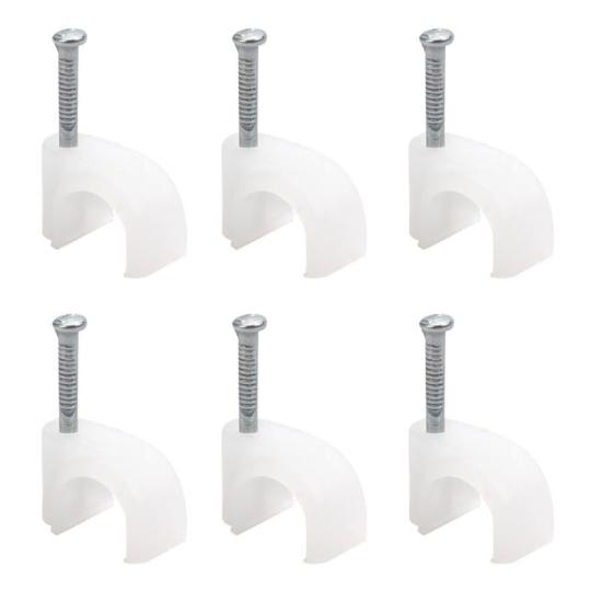 Kroşe 1 Numara Çelik Çivili 4 Mm (Kordon Kabloları İçin) 100\\’Lü Poşet Powermaster