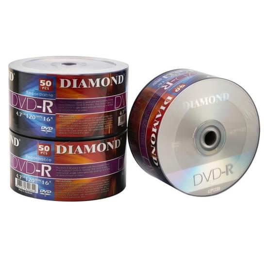 Diamond DVD-R 4.7Gb 16X 120Dk 50Li Paket
