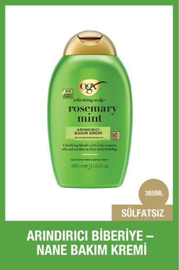 OGX Biberiye & Nane Arındırıcı Sülfatsız Saç Bakım Kremi 385 ml