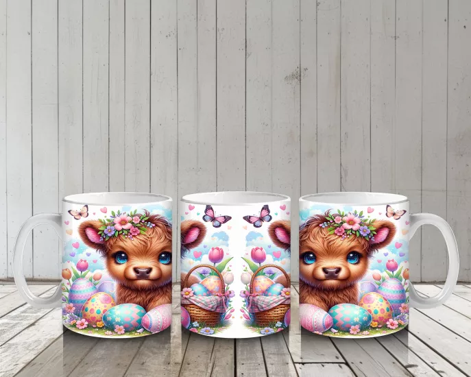 Çocuklara Sütü Sevdiren Paskalya Ceylan Yavrusu Kupa Bardak