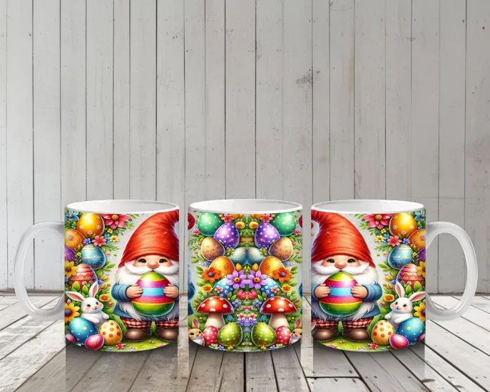 Çocuklara Sütü Sevdiren Paskalya Cücesi Kupa Bardak