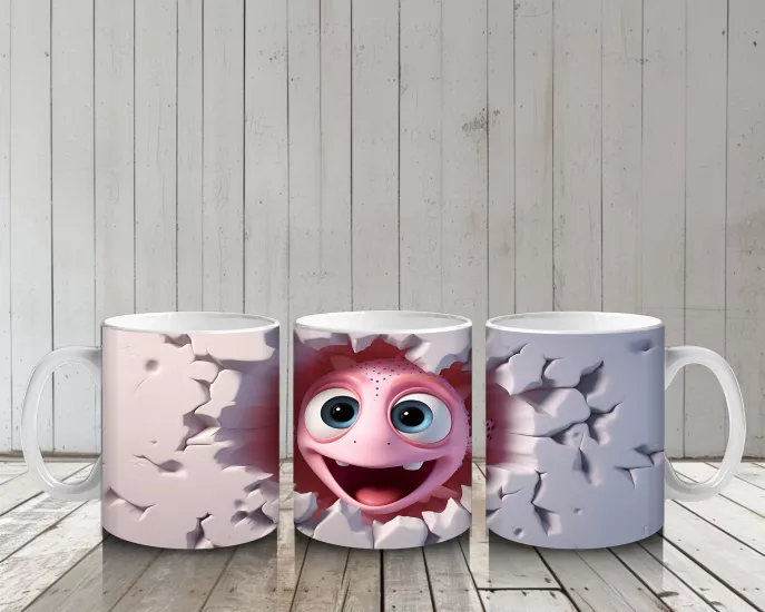 Çocuklara Sütü Sevdiren Meraklı Palyaço Balığı Kupa Bardak