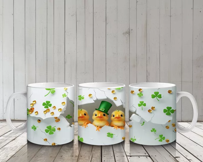 Çocuklara Sütü Sevdiren Yonca Şanslı Civcivler Kupa Bardak