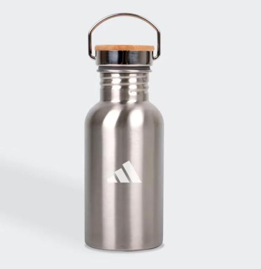 Adidas Paslanmaz Çelik Matara Suluk Metal Su Şişesi Shaker 500 ML
