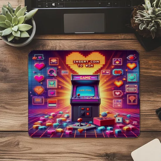 Atari Ruhunu Yansıtan Parlak Mouse Pad - 19x23 cm 2 mm Dikdörtgen İthal Baskılı Mouse Pad
