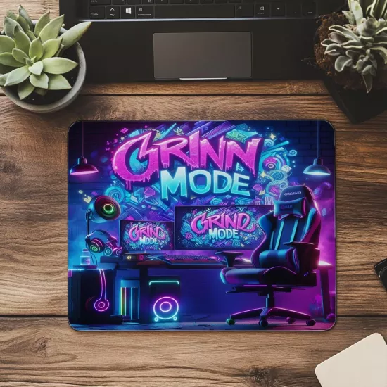 Çalışma Modu Açık Yazılı RGB Mouse Pad - 19x23 cm 2 mm Dikdörtgen İthal Baskılı Mouse Pad