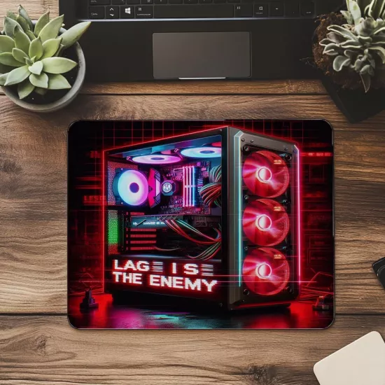 Cyberpunk Tarzı Gamer Mouse Pad - 19x23 cm 2 mm Dikdörtgen İthal Baskılı Mouse Pad