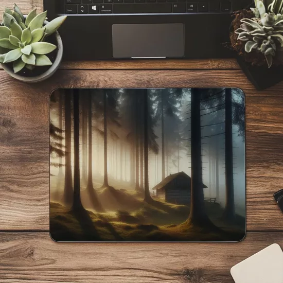 Huzur Vadisi Stilinde Zen Mouse Pad - 19x23 cm 2 mm Dikdörtgen İthal Baskılı Mouse Pad
