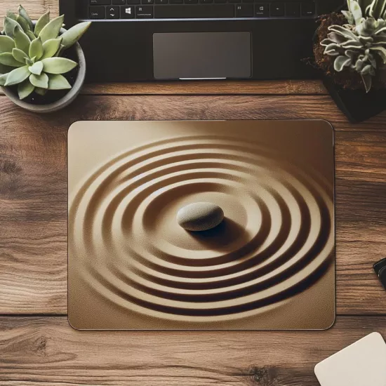 Rahatlatıcı Spiral Desenli Mouse Pad - 19x23 cm 2 mm Dikdörtgen İthal Baskılı Mouse Pad