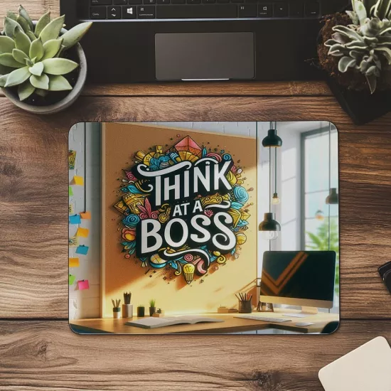 Yönetici Zihniyeti Mouse Pad – Canlı Renkli - 19x23 cm 2 mm Dikdörtgen İthal Baskılı Mouse Pad