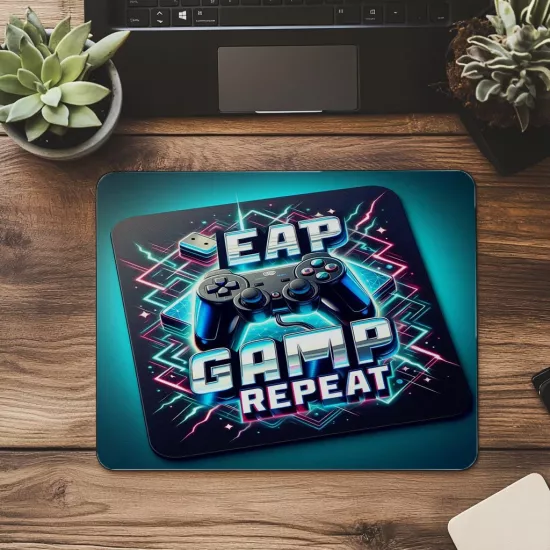 Gamer Rutinini Yansıtan Renkli Mouse Pad - 19x23 cm 2 mm Dikdörtgen İthal Baskılı Mouse Pad