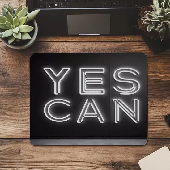 Üç Satırlı Cesaret Sözlü Mouse Pad - 19x23 cm 2 mm Dikdörtgen İthal Baskılı Mouse Pad