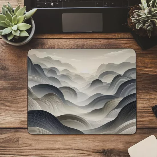 Yumuşak Geçişli Meditatif Mousepad - 19x23 cm 2 mm Dikdörtgen İthal Baskılı Mouse Pad