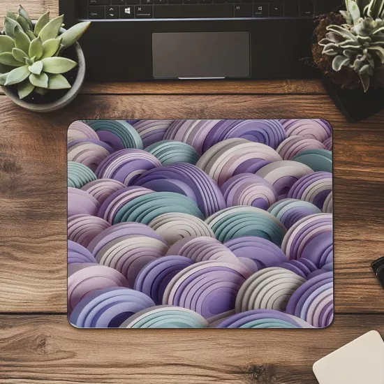 Düz ve Pastel Desenli Arklı Mouse Pad - 19x23 cm 2 mm Dikdörtgen İthal Baskılı Mouse Pad