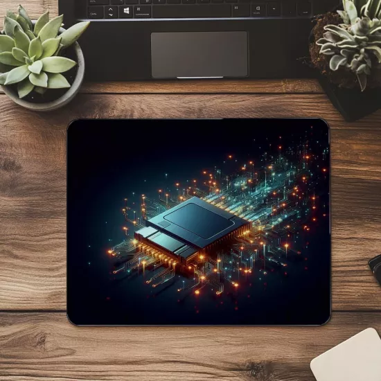 Parlak Konnektörlü Kartuş Mouse Pad - 19x23 cm 2 mm Dikdörtgen İthal Baskılı Mouse Pad