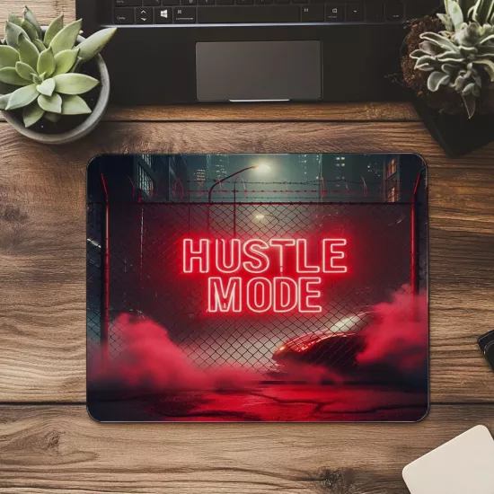 Zincir Tel Fonlu Enerjik Mouse Pad - 19x23 cm 2 mm Dikdörtgen İthal Baskılı Mouse Pad