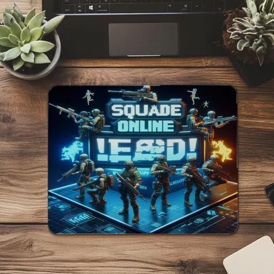 Squad Ready Yazılı Ekip Ruhlu Mousepad - 19x23 cm 2 mm Dikdörtgen İthal Baskılı Mouse Pad
