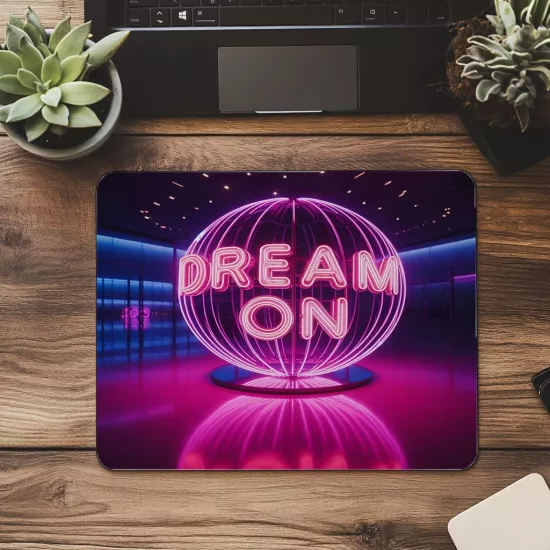 Misty Parlaklıkta Hayal Temalı Mouse Pad - 19x23 cm 2 mm Dikdörtgen İthal Baskılı Mouse Pad