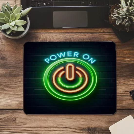 Başla Enerjisi Veren Power Mouse Pad - 19x23 cm 2 mm Dikdörtgen İthal Baskılı Mouse Pad