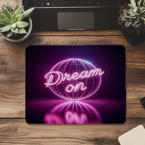 3D Spiral Yazılı Dream Mouse Pad - 19x23 cm 2 mm Dikdörtgen İthal Baskılı Mouse Pad