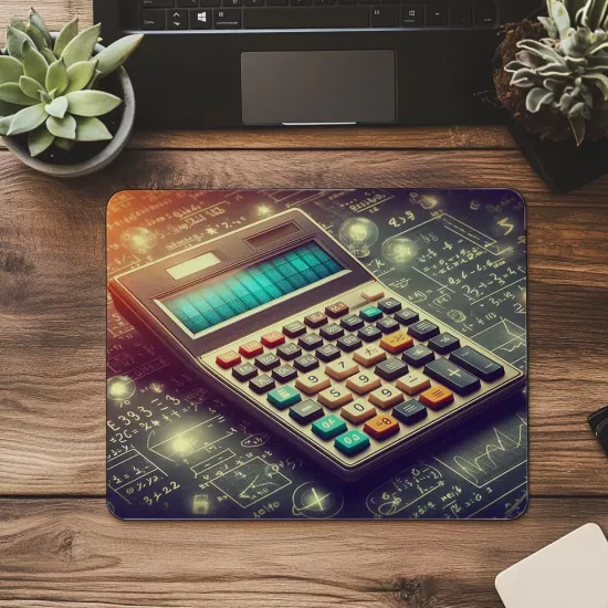 Eğitici Retro Tasarım Mouse Pad - 19x23 cm 2 mm Dikdörtgen İthal Baskılı Mouse Pad