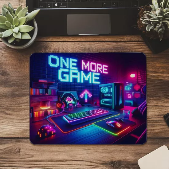 Oyun Severlere Özel Parlak Tasarım Mousepad - 19x23 cm 2 mm Dikdörtgen İthal Baskılı Mouse Pad