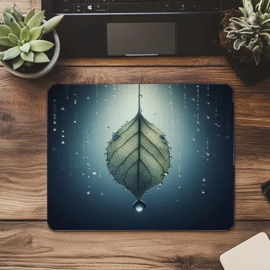 Makro Stilde Zen Damlası Mousepad - 19x23 cm 2 mm Dikdörtgen İthal Baskılı Mouse Pad