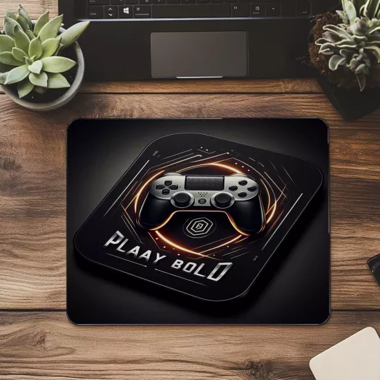 Gamer Karakterini Yansıtan Cesur Mouse Pad - 19x23 cm 2 mm Dikdörtgen İthal Baskılı Mouse Pad